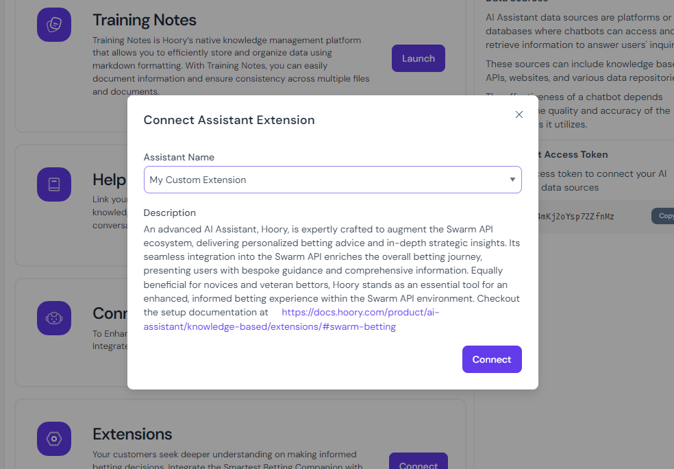 assistant train custom tool