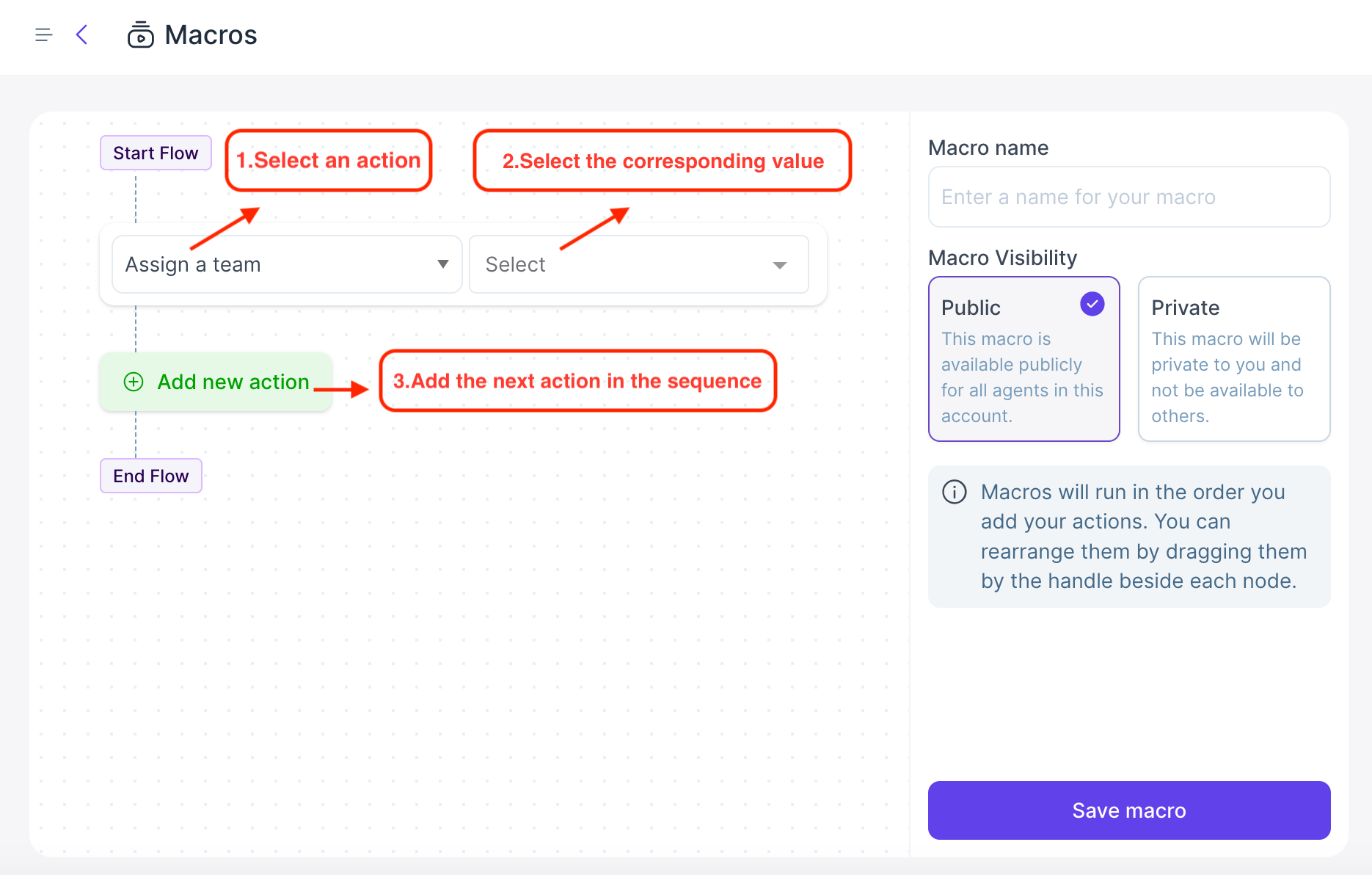 Setting Up A Macro